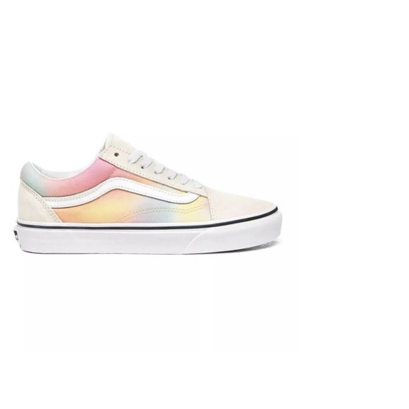 Vans Old Skool (Aura Shift) Multi True White Shoes - Picture 4 of 7